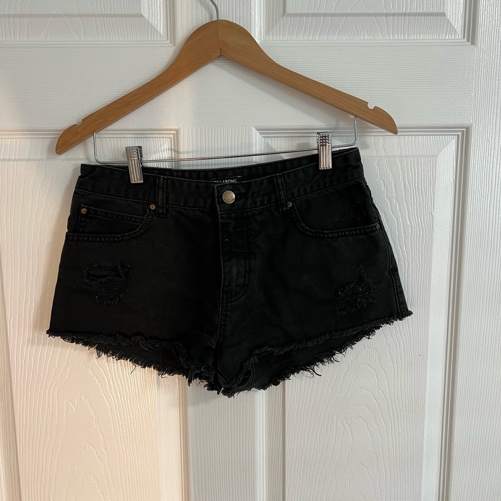 Billabong Black Jean Shorts